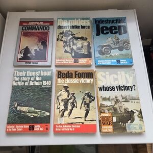 Vintage Military History Book Collection - Ballentines 60s -70s